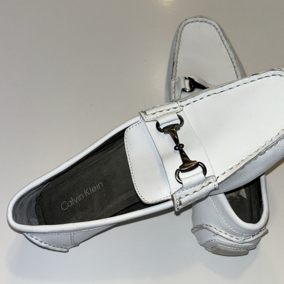 Calvin Klein “Matthew” Men’s Leather Driver Moccasins Size 9.5M - Picture 9 of 11